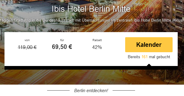 Screenshot Travelbird Städtereise Berlin ibis Hotel Berlin Mitte 18.3.15