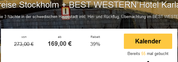 Screenshot Travelbird Urlaub in Stockholm 28.3.15