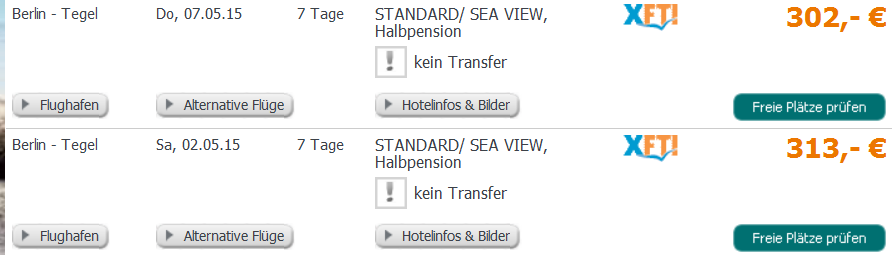 Screenshot Tropo Angebot Intertur Hotel Miami Ibiza 9.3.15