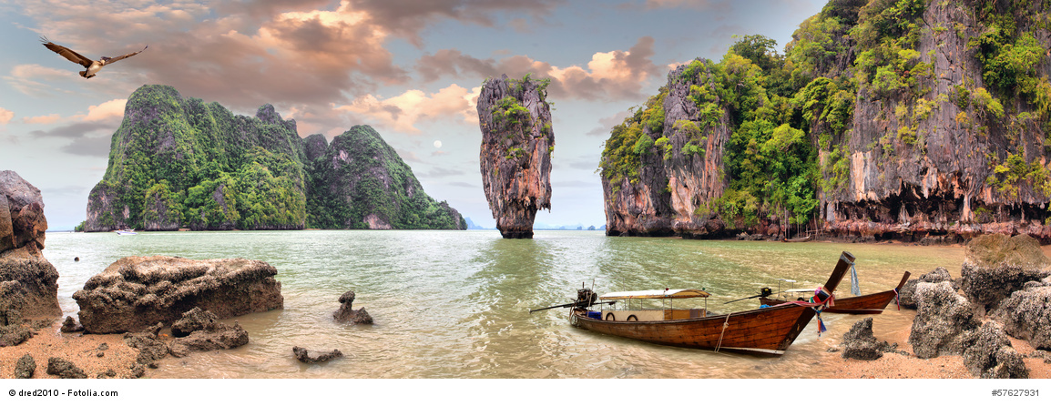 Sehenswürdigkeiten in Phuket,  James Bond Island, Phang Nga Bay