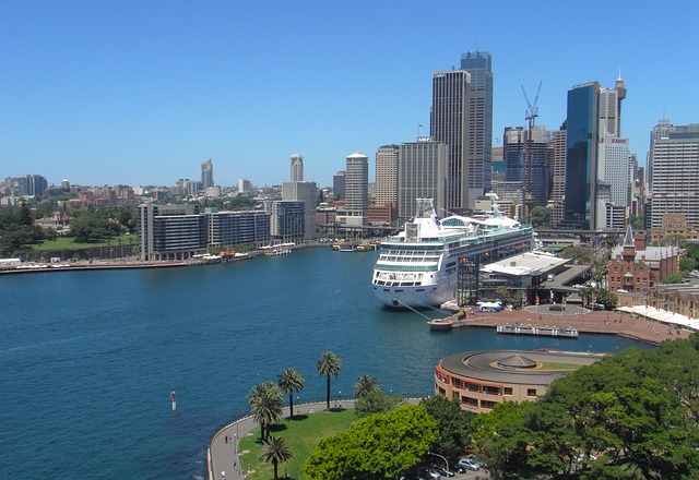 Kreuzfahrtschiff in Sydney Kreuzfahrtschiff in Sydney
