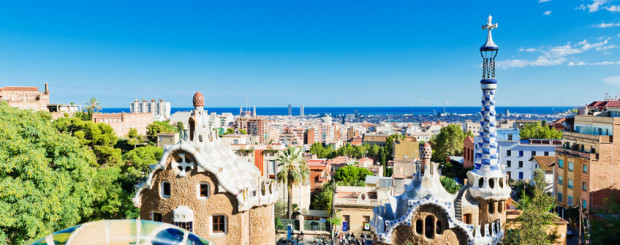 Park Guell, aufgenommen bei einem Urlaub in Barcelona