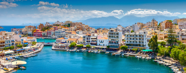 Bild von Agios Nikalos, einem der beknntesten Ziele für einen Urlaub auf Kreta
