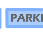 Schild, Parken am Flughafen