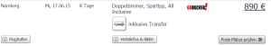 Screenshot Angebot weg.de All-Inclusive Urlaub auf Kuba im 3 Sterne für 8 Tage inklusive Flügen und Transfer 14.4.15