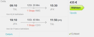 Screenshot Skyscanner Günstige Flüge nach New York ab Berlin 28.4.15