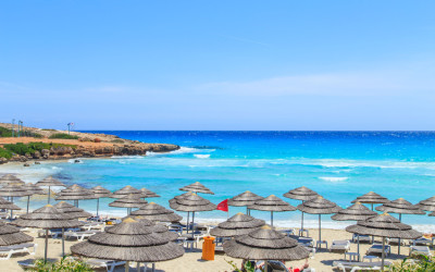 Reisen nach Zypern, Nissi Strand in Aiya Napa