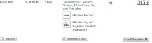 Screenshot Angebot Weg.de All-Inclusive Urlaub in Sonnenstrand, 4 Sterne Hotel, Transfer, Flüge und Zug zum Flug um nur 316€ 3.6.15